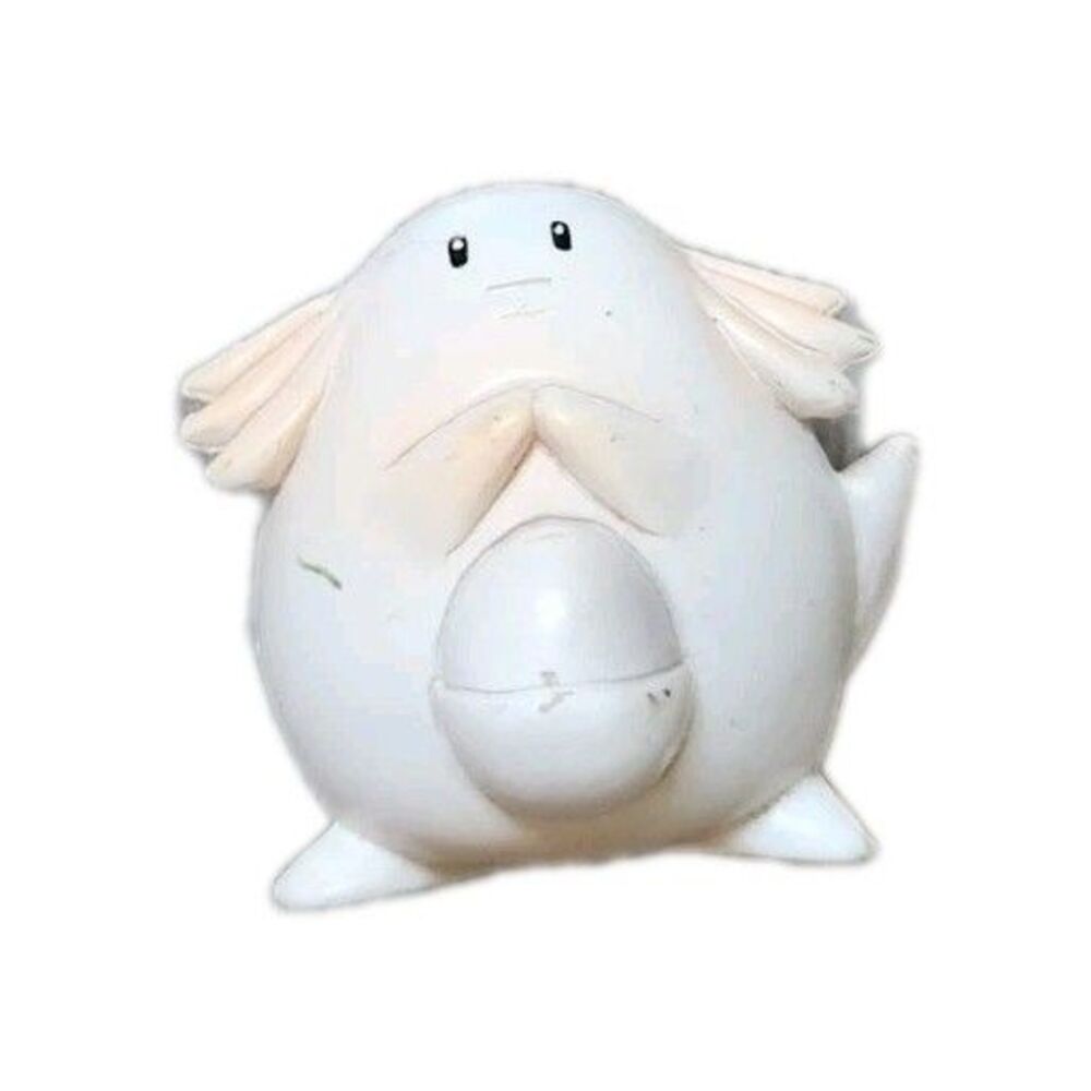 Vintage Chansey Pokemon Figure Tomy CGTSJ PVC Gen 1 Nintendo 90s Collectible GUC